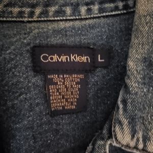 Kids Large Calvin Klein blue Jean jacket